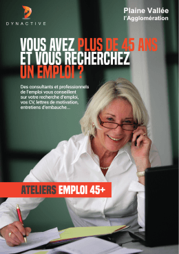 ateliers emploi 45+