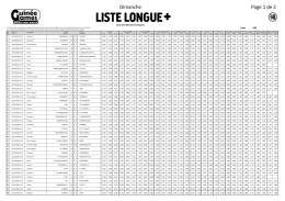 Liste Longue Dimanche