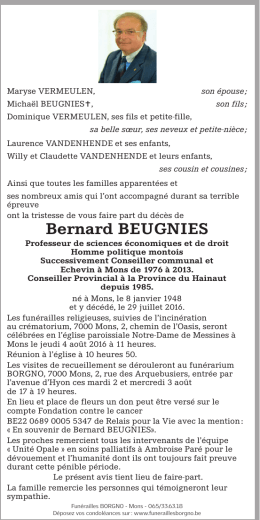 Bernard BEUGNIES