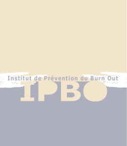 Institut de Prévention du Burn Out