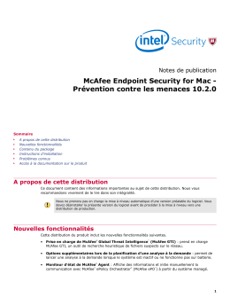 McAfee Endpoint Security for Mac
