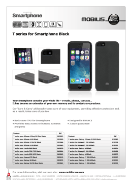 T series for Smartphone Black