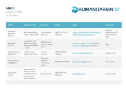 Humanitarian ID - HumanitarianResponse
