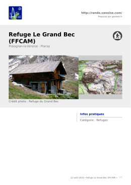 Refuge Le Grand Bec (FFCAM)