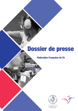 Dossier de presse - Fédération Française de Tir