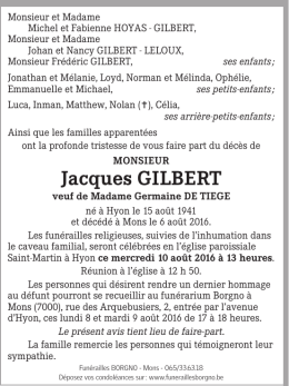 Jacques GiLBerT
