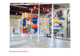 cahier des expositions
