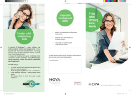 A Hoya beltéri szemüveg