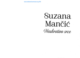 Suzana Mančić – Neukrotivo srce