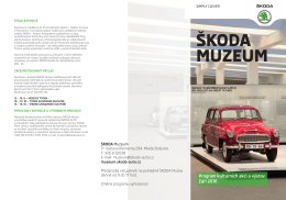 brožura - ŠKODA Muzeum