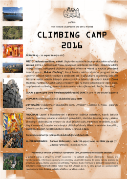 Climbing Camp 2016