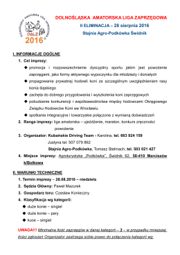 Propozycje_IIelimDALZ2016 - Okręgowy Związek Hodowców Koni