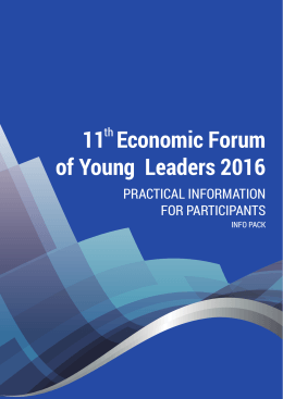 11 Economic Forum of Young Leaders 2016