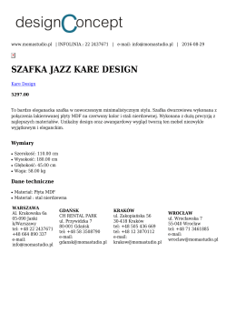 szafka jazz kare design