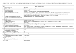 Karta informacyjna 289/2016/121 - BIP Urzędu Marszałkowskiego