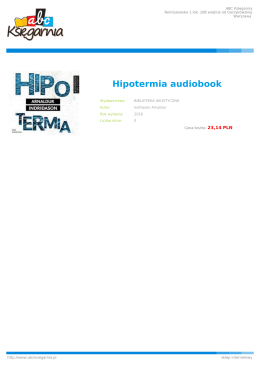 Hipotermia audiobook