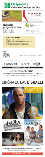 Cinéma du Lac - Disraeli