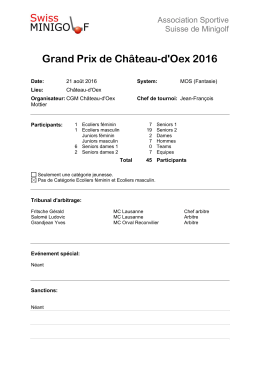 Grand Prix de Château-d`Oex 2016