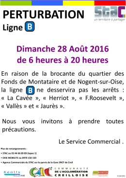Ligne B - Brocante Fond de Montataire - 22.08.2016