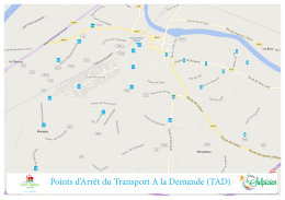 Points d`Arrêt du Transport A la Demande (TAD) - Saint