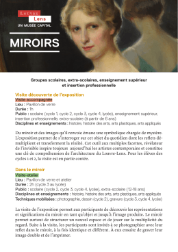 miroirs - Louvre-Lens