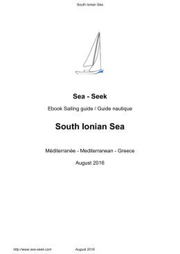 South Ionian Sea - Sea-Seek