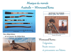 Musique du monde Australie – Winnawal burru
