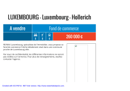 LUXEMBOURG - Luxembourg - Hollerich