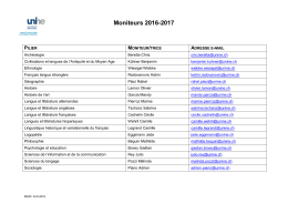 Moniteurs 2016-2017