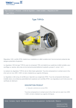 Type TVR-Ex - TROX HESCO Schweiz AG