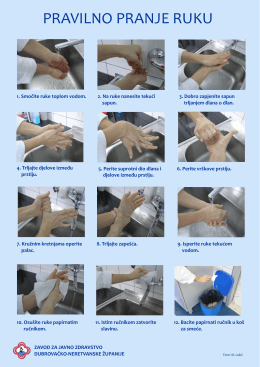 Procedura pranja ruku