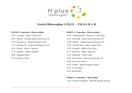 Festival program
