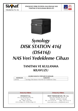 Synology DISK STATION 416J (DS416J) NAS Veri