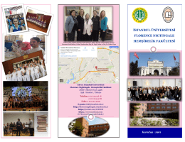 Fakülte Tanıtım Broşürü - İstanbul Üniversitesi Florence Nightingale