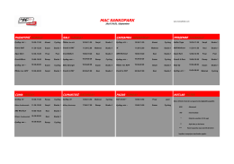 ders programı - Mars Athletic Club