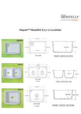 Dupont™ Montelli® Evye ve Lavabolar