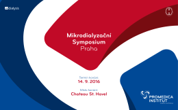 Mikrodialyzační Symposium Praha