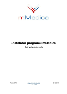 Instalator programu mMedica