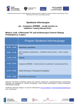 Program spotkania391.06 KB - RPO WŁ 2014-2020