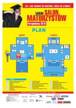 Plan stoisk - Salon Maturzystów