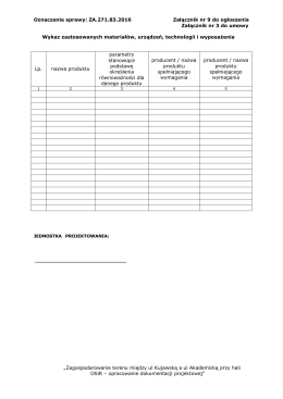 ZALACZNIK_NR_9_-_Wzor_wykaz_zastosowanych_materialow