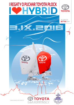 Plakat - 1 Regaty o Puchar Toyota Płock