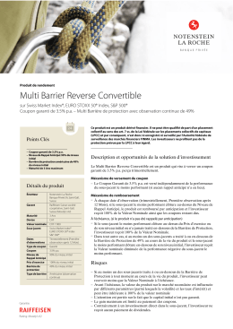 Multi Barrier Reverse Convertible