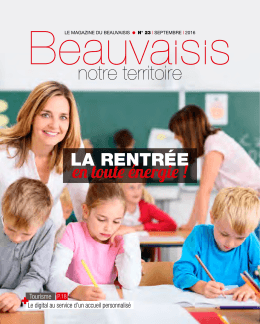 Beauvaisis Notre Territoire Septembre 2016