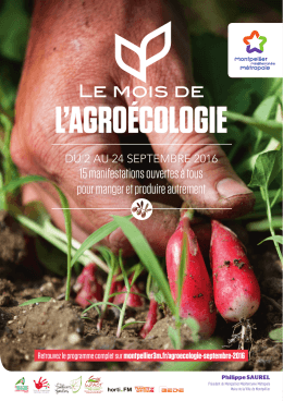 l`agroécologie - Montpellier Méditerranée Métropole