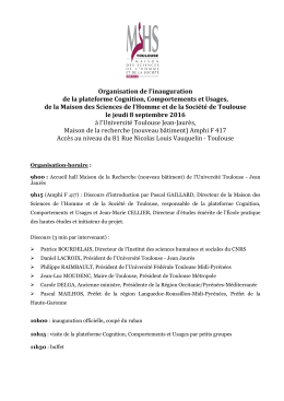 Programme [PDF - 93 Ko ] - Université Toulouse