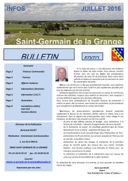 bulletin - saint-germain-de-la