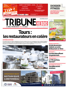 Télécharger le PDF - La Tribune Hebdo de Tours