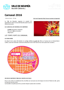 Carnaval 2016 | Ville de Nouméa