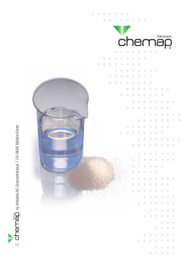 Prospectus Chemap ® -Filter